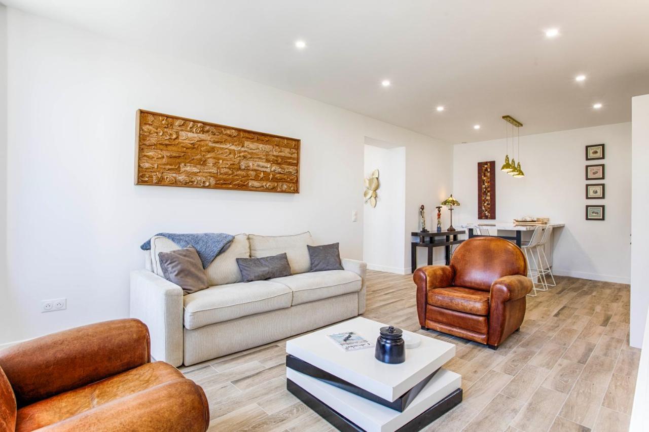 Appartement Grand Confort Bord De Mer Rez-De-Chaussee Residence La Vague Houlgate Exterior photo